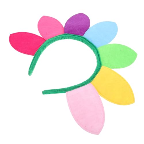 WOONEKY Sonnenblumen Haarreif für Bunte Blumenkopfbedeckung für Geburtstagsfeiern Fotorequisiten und Festliche Anlässe Adorable Petal Headband als Charmantes Accessoire WOONEKY Sonnenblumen Haarreif für Bunte Blumenkopfbedeckung für Geburtstagsfeiern Fotorequisiten und Festliche Anlässe Adorable Petal Headband als Charmantes Accessoire von WOONEKY