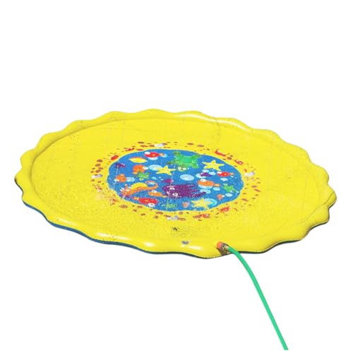 WOONEKY Spritzende Spielmatte für Aufblasbare Sprinkler Spielmatte für Garten und Strand aus PVC für Familien Fördert Motorische Fähigkeiten und Sorgt für Sommer Spaß WOONEKY Spritzende Spielmatte für Aufblasbare Sprinkler Spielmatte für Garten und Strand aus PVC für Familien Fördert Motorische Fähigkeiten und Sorgt für Sommer Spaß von WOONEKY
