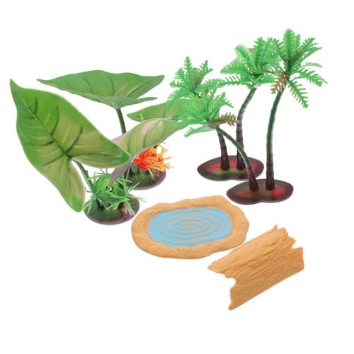 WOONEKY Teichdekor Lebensechtes Aquarium-zubehör-Set Pad Und Miniatur- WOONEKY Teichdekor Lebensechtes Aquarium-zubehör-Set Pad Und Miniatur- von WOONEKY