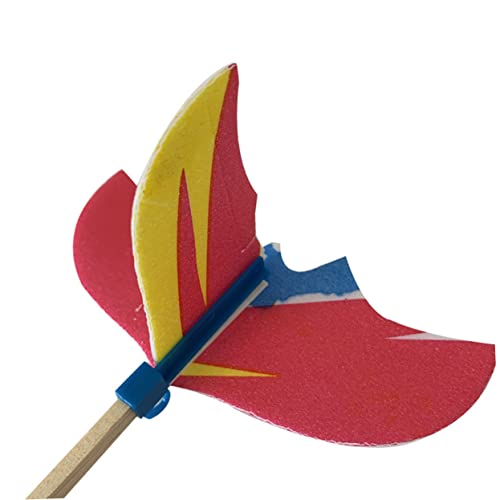 WOONEKY Teiliges DIY Flugzeugspielzeug mit Gummibandantrieb Bunte Vogel Design Modelle Leichtes Kleines für Fördert Lernpotenzial von WOONEKY
