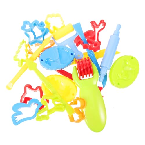 WOONEKY Teiliges Knetwerkzeug Set Robustes Modellierwerkzeug für Kleinkinder Fördert Hand Auge Koordination und Farbverständnis Vielseitig für Schneiden Formen für DIY und Knete Spielspaß WOONEKY Teiliges Knetwerkzeug Set Robustes Modellierwerkzeug für Kleinkinder Fördert Hand Auge Koordination und Farbverständnis Vielseitig für Schneiden Formen für DIY und Knete Spielspaß von WOONEKY