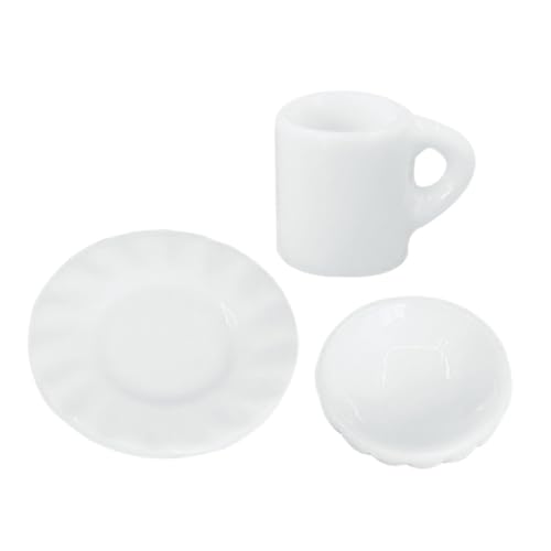 WOONEKY Teiliges Miniatur Kaffee Tassen für Puppenhäuser Mini Kaffeetassen Untertassen Kleine Schalen Detailreiche DIY Puppenhaus Küchenaccessoires Realistische Miniaturmodelle für Bastler WOONEKY Teiliges Miniatur Kaffee Tassen für Puppenhäuser Mini Kaffeetassen Untertassen Kleine Schalen Detailreiche DIY Puppenhaus Küchenaccessoires Realistische Miniaturmodelle für Bastler von WOONEKY