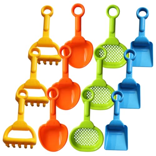 WOONEKY Teiliges Strandspielzeug aus Kunststoff mit Sand Schaufeln Rechen und Sieb Buntes Sandspielzeug für Jungen und Mädchen Leicht Sicher und Fördert Feinmotorik Beim Zufällige Farbe WOONEKY Teiliges Strandspielzeug aus Kunststoff mit Sand Schaufeln Rechen und Sieb Buntes Sandspielzeug für Jungen und Mädchen Leicht Sicher und Fördert Feinmotorik Beim Zufällige Farbe von WOONEKY