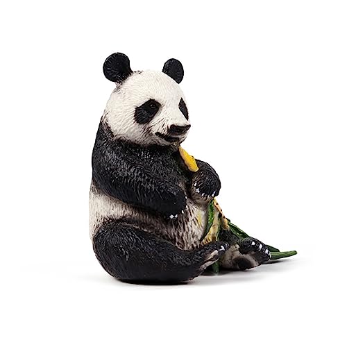 WOONEKY Teiliges Umweltfreundliche Solide Panda Figuren aus Robustem Kunststoff Realistische Tiermodelle zur Kinderbildung und Wohnraumdekoration Pädagogisch für Fantasievolles Lernen und von WOONEKY