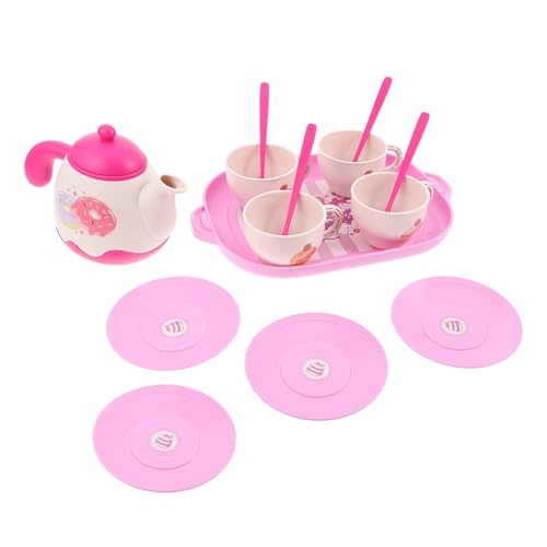 WOONEKY Teiliges aus Realistisches Spiel-Set mit Teekanne Tablett und Untertassen Farbenfrohes Rollenspiel für Mädchen Fördert Kreativität Einfach zu Reinigen Geschenk für WOONEKY Teiliges aus Realistisches Spiel-Set mit Teekanne Tablett und Untertassen Farbenfrohes Rollenspiel für Mädchen Fördert Kreativität Einfach zu Reinigen Geschenk für von WOONEKY