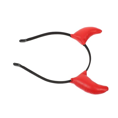 WOONEKY Teufelshörner Haarreif aus Umweltfreundlichem Universalgröße Bequemes Stirnband für Halloween Karneval Kostüm und Cosplay Partys Auffälliges Rotes Hörner Accessoire WOONEKY Teufelshörner Haarreif aus Umweltfreundlichem Universalgröße Bequemes Stirnband für Halloween Karneval Kostüm und Cosplay Partys Auffälliges Rotes Hörner Accessoire von WOONEKY