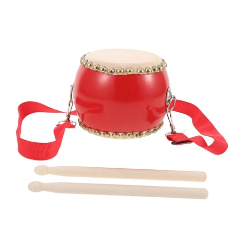 WOONEKY Tragbares Schlagzeug Set mit Tragriemen und Sticks Frühes Musikspielzeug für Kleinkinder Handliche Trommel zur Rhythmusförderung und Musikalischen Früherziehung WOONEKY Tragbares Schlagzeug Set mit Tragriemen und Sticks Frühes Musikspielzeug für Kleinkinder Handliche Trommel zur Rhythmusförderung und Musikalischen Früherziehung von WOONEKY