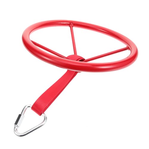 WOONEKY Trainingsring Rot Robustes Fitness Hängering für Armkraft Vielseitig Einsetzbar Indoor Outdoor Leicht Tragbar Einfache Montage Sportgerät für Mädchen und Jungen von WOONEKY