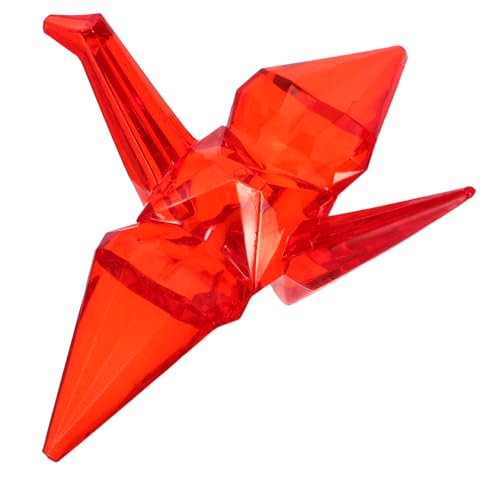 WOONEKY Transparente Acryl Dekoration für Kinderzimmer Verspieltes Origami für Geburtstagsfeiern und Festliche Anlässe Fördert Kreativität und Fantasie von WOONEKY