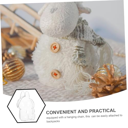 WOONEKY Transparente Schutzvitrine für Figuren aus Robustem Kunststoff Staubdicht Leicht und Tragbar zur Präsentation und Sicheren Aufbewahrung von Puppen und Miniaturen WOONEKY Transparente Schutzvitrine für Figuren aus Robustem Kunststoff Staubdicht Leicht und Tragbar zur Präsentation und Sicheren Aufbewahrung von Puppen und Miniaturen von WOONEKY