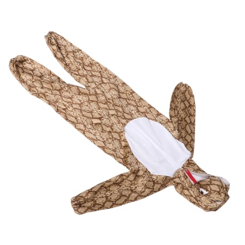 WOONEKY Unisex Schlangen Kostüm für Tierkostüm für Halloween Fasching und Karneval für Jungle Themenpartys aus Weichem und Atmungsaktivem Material von WOONEKY