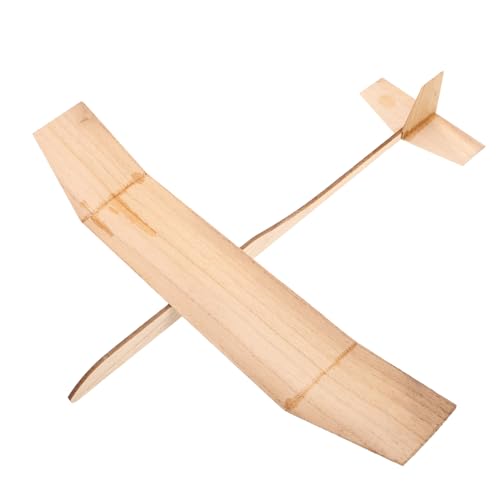 WOONEKY Unlackiertes Holzflugzeug DIY Bastelset für Handgefertigtes Modellflugzeug Gleitschirm für Schulprojekte und Kreative Freizeitaktivitäten WOONEKY Unlackiertes Holzflugzeug DIY Bastelset für Handgefertigtes Modellflugzeug Gleitschirm für Schulprojekte und Kreative Freizeitaktivitäten von WOONEKY