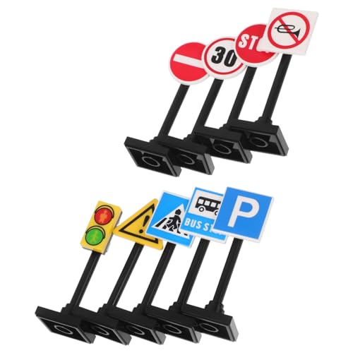 WOONEKY Verkehrszeichen für Teiliges DIY Ampeln und Stoppschildern Verkehrssicherheit und Kognitivem Lernen für Jungen und Mädchen WOONEKY Verkehrszeichen für Teiliges DIY Ampeln und Stoppschildern Verkehrssicherheit und Kognitivem Lernen für Jungen und Mädchen von WOONEKY