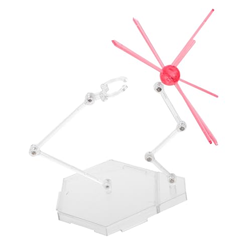 WOONEKY Verstellbarer Actionfigurenständer mit Spezialeffekten Puppenhalter für Home und Shop Darstellungen Leichtes und Einfach zu Montierendes Design für Eindrucksvolle Szenen von WOONEKY