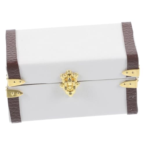 WOONEKY Vielseitige Aufbewahrungsbox für Puppen Vintage Stil für Kreative Szenen Aus PU und Detailverliebt Gefertigt von WOONEKY