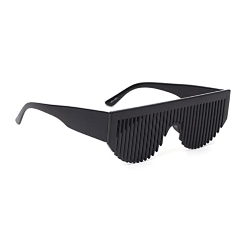 WOONEKY Wacky Brillen mit Kamm Design Lustige Partybrillen für Feiern und Veranstaltungen Praktische Brille und Kamm für Frauen Schwarz von WOONEKY