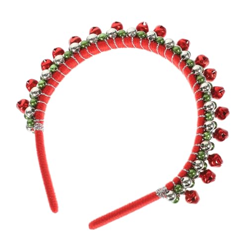 WOONEKY Weihnachtlicher Glocken Haarreif Buntes Langlebiges und Stoffmaterial Komfortabel für Kopfgrößen Festliches Accessoire für Weihnachtsfeier und Cosplay WOONEKY Weihnachtlicher Glocken Haarreif Buntes Langlebiges und Stoffmaterial Komfortabel für Kopfgrößen Festliches Accessoire für Weihnachtsfeier und Cosplay von WOONEKY