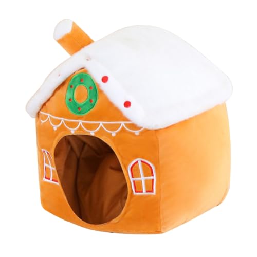 WOONEKY Weihnachtsparty hut Lebkuchenhaus kopfschmuck Wiederverwendbar Leicht Bequem Vielseitig Für Festliche Foto requisiten Weihnachtsfeier von WOONEKY