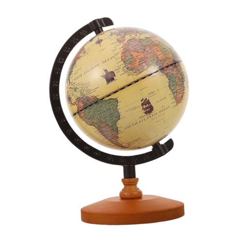 WOONEKY Weltkugel-dekor Aus Holz Und Metall Dekorativer Tischglobus Als Schreibtischglobus Vintage-weltkugel Für Büro Oder Zuhause Schöne Globen Mit Ständer Als Weltkugel-Ornament WOONEKY Weltkugel-dekor Aus Holz Und Metall Dekorativer Tischglobus Als Schreibtischglobus Vintage-weltkugel Für Büro Oder Zuhause Schöne Globen Mit Ständer Als Weltkugel-Ornament von WOONEKY