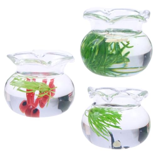 WOONEKY Winzige Simulations Aquariummodell Maßstab aus Dinge Fischdekor Hausdekorationen Aquarium im Miniatur Feengartenaquarium Fischschale Puppenhausdekoration und Spielzeug WOONEKY Winzige Simulations Aquariummodell Maßstab aus Dinge Fischdekor Hausdekorationen Aquarium im Miniatur Feengartenaquarium Fischschale Puppenhausdekoration und Spielzeug von WOONEKY