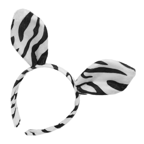 WOONEKY Zebra Haarreif mit Ohren Tierisch Lustiges Kostüm Accessoire für Halloween Karneval und Partys für und Teenager Einfaches und Schnelles Styling WOONEKY Zebra Haarreif mit Ohren Tierisch Lustiges Kostüm Accessoire für Halloween Karneval und Partys für und Teenager Einfaches und Schnelles Styling von WOONEKY