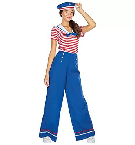 WOOOOZY Damen-Kostüm Matrosin, Gr. 36 - inklusive praktischem Kleidersack WOOOOZY Damen-Kostüm Matrosin, Gr. 36 - inklusive praktischem Kleidersack von PAPSTAR