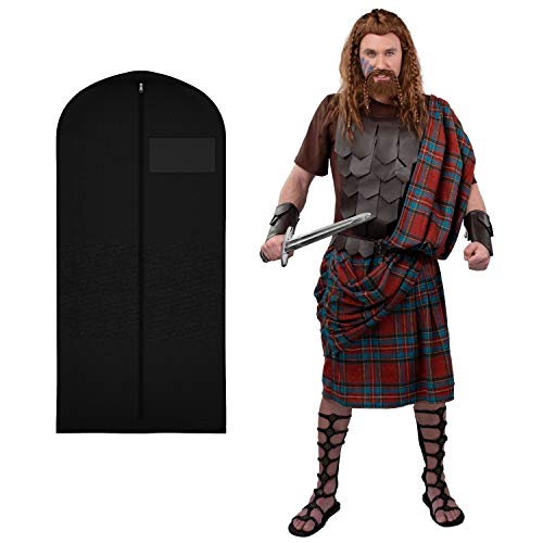 WOOOOZY Herren-Kostüm Highlander Deluxe, Gr. 46-48 - inklusive praktischem Kleidersack von PAPSTAR