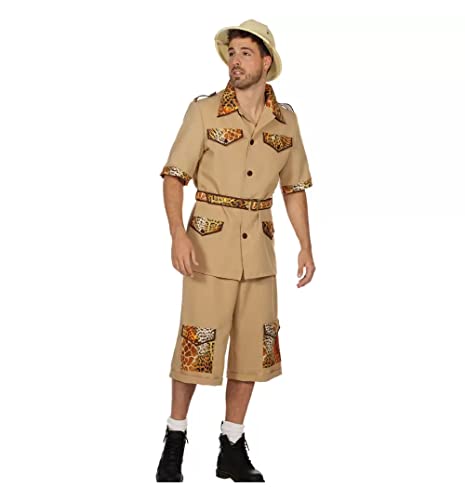 WOOOOZY Herren-Kostüm Safari, Gr. 54-56 - inklusive praktischem Kleidersack von PAPSTAR