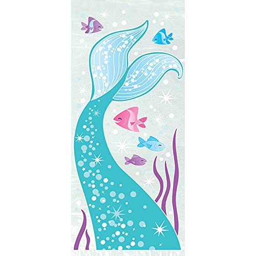 PAPSTAR NEU Cellophanbeutel/Tüte Meerjungfrau für Süßigkeiten, Kindergeburtstag, transparent/türkis, Größe: ca. 28 x 12 cm, 20 Stück PAPSTAR NEU Cellophanbeutel/Tüte Meerjungfrau für Süßigkeiten, Kindergeburtstag, transparent/türkis, Größe: ca. 28 x 12 cm, 20 Stück von PAPSTAR
