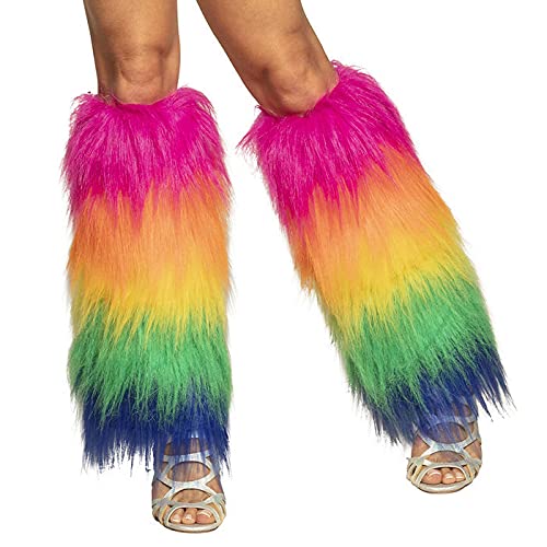 PAPSTAR NEU Plüschstulpen, Regenbogenfarben, Einheitsgröße PAPSTAR NEU Plüschstulpen, Regenbogenfarben, Einheitsgröße von PAPSTAR