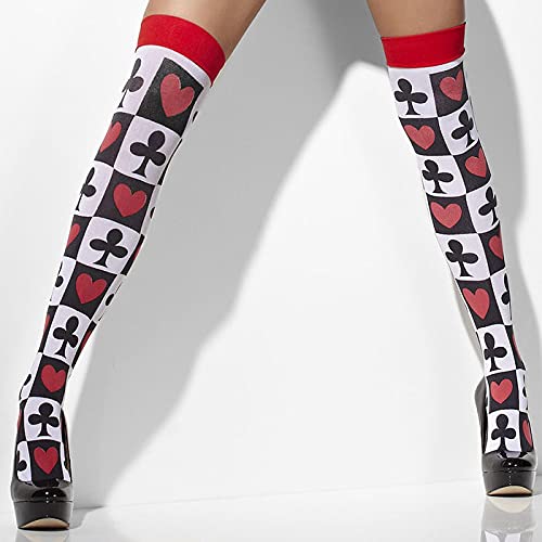 PAPSTAR NEU Strümpfe Overknees Poker, Blickdicht von PAPSTAR
