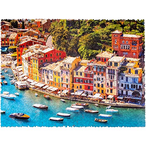 WOOSAIC Holzpuzzle - Italienische Riviera, 1000 Teile, 17.3 "x23.6, Geschenke für Frauen, Männer, Holzpuzzle Erwachsene WOOSAIC Holzpuzzle - Italienische Riviera, 1000 Teile, 17.3 "x23.6, Geschenke für Frauen, Männer, Holzpuzzle Erwachsene von WOOSAIC