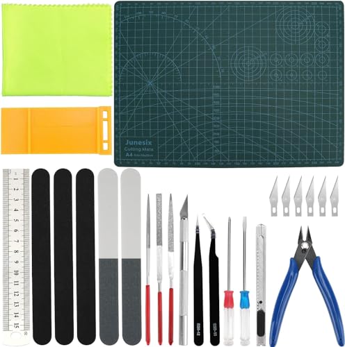 WOOWAIR 25 Stück Gundam Modellierer Basic Tools, Gundam Modeler Grundwerkzeuge, Modellbau-Werkzeugsatz für Hobby Model Assemble Building, Modellbauwerkzeug-Set für Bauen, Reparieren WOOWAIR 25 Stück Gundam Modellierer Basic Tools, Gundam Modeler Grundwerkzeuge, Modellbau-Werkzeugsatz für Hobby Model Assemble Building, Modellbauwerkzeug-Set für Bauen, Reparieren von WOOWAIR