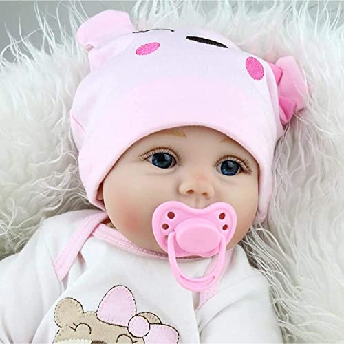 WOOZHI Reborn Babys Mädchen 22 Zoll 55cm Lebensecht Weiches Vinyl Silikon Simulation Reborn Babypuppen Mädchen Junge Toddlers Neugeborenes Spielzeug Weihnachts Geschenk WOOZHI Reborn Babys Mädchen 22 Zoll 55cm Lebensecht Weiches Vinyl Silikon Simulation Reborn Babypuppen Mädchen Junge Toddlers Neugeborenes Spielzeug Weihnachts Geschenk von WOOZHI