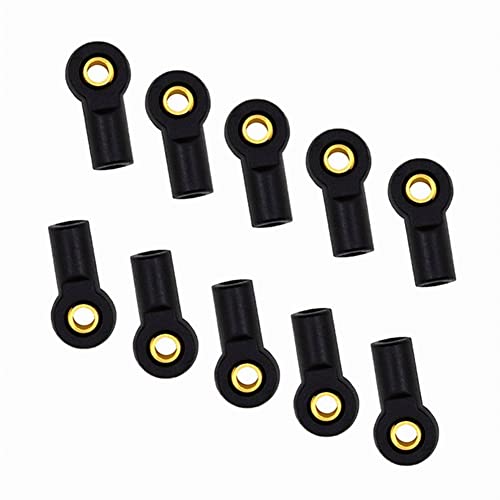 WORKSDUO 10pcs M3 Universal Kugelgelenk 3mm Spurstange kurzes Ende schwarzer Kunststoffkopfhalter for 1/8 1/10 Rc Boot/Auto/Flugzeug/LKW/Buggy Upgrade Replacement Spare Parts Accessories WORKSDUO 10pcs M3 Universal Kugelgelenk 3mm Spurstange kurzes Ende schwarzer Kunststoffkopfhalter for 1/8 1/10 Rc Boot/Auto/Flugzeug/LKW/Buggy Upgrade Replacement Spare Parts Accessories von WORKSDUO