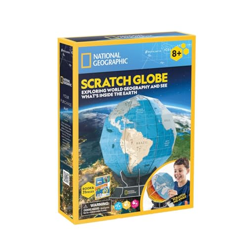 WORLD BRANDS National Geographic Globus, Neuheit, mehrfarbig (1) von World Brands