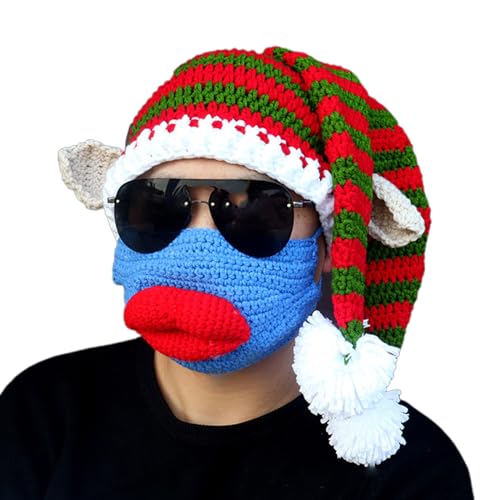 Lustige Weihnachtsfeier Strick Mütze Kappen Mit Pom Pom Neuheit Santa Hats Set Für Winter Weihnachtsfeier Lustige Weihnachtsfeier Strick Mütze Kappen Mit Pom Pom Neuheit Santa Hats Set Für Winter Weihnachtsfeier von WOURRD