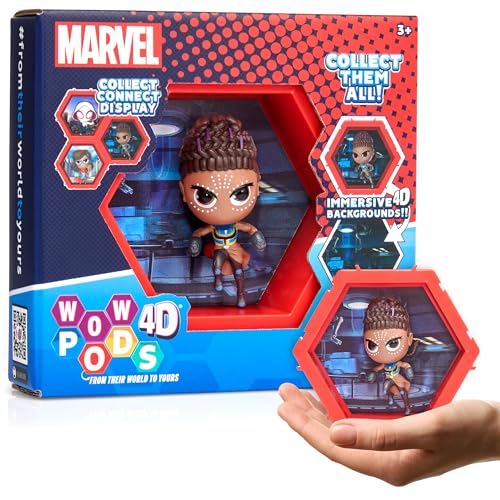 PODS 4D Marvel Shuri, einzigartige verbindbare Wackelkopf-Figur, die aus ihrer Welt in Ihre platzt, Wand- oder Regaldisplay, Marvel Toys and Gifts, Serie 1 Nr. 463 PODS 4D Marvel Shuri, einzigartige verbindbare Wackelkopf-Figur, die aus ihrer Welt in Ihre platzt, Wand- oder Regaldisplay, Marvel Toys and Gifts, Serie 1 Nr. 463 von WOW! PODS