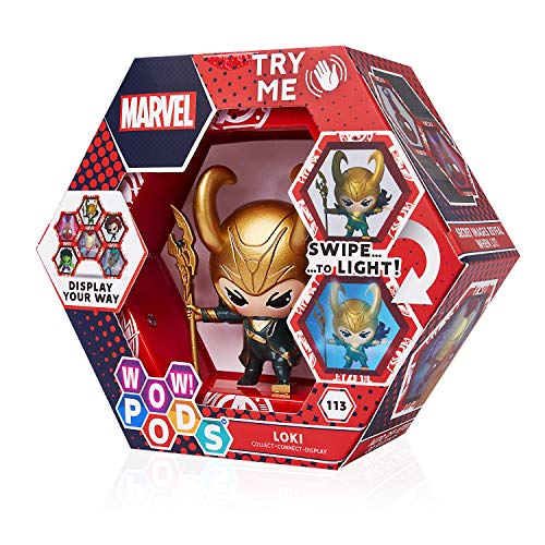 WOW! PODS Avengers Figuren - Loki Marvel Sammelfigur Avengers Fanartikel Offizielle Marvel Legends Superhelden Loki Merch Leuchtende Wackelfigur | Marvel Fanartikel Sammelspielzeug WOW! PODS Avengers Figuren - Loki Marvel Sammelfigur Avengers Fanartikel Offizielle Marvel Legends Superhelden Loki Merch Leuchtende Wackelfigur | Marvel Fanartikel Sammelspielzeug von WOW! PODS