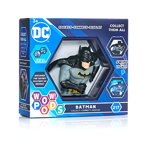 WOW! PODS DC Collection - Batman | Superhelden-Figur mit leuchtender Wackelfigur | Offizielles DC-Sammelspielzeug & Geschenke von WOW! PODS