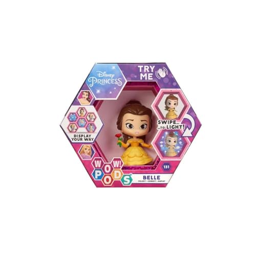 WOW! PODS Die Schöne und das Biest Disney Figuren - Belle| Offizielle Disney Prinzessinnen Beauty and The Beast Figur Disney Princess Leuchtende Wackelfigur zum Sammeln von WOW! PODS