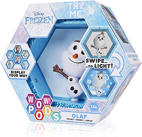 Wow! Pods Disney Figuren Eisprinzessin 2 - Olaf Frozen | Offizielle Disney Olaf Figur Leuchtende Wackelfigur zum Sammeln von WOW! PODS