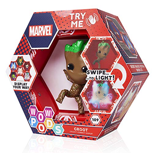 WOW! PODS Avengers Figuren - Groot Figur Sammelspielzeug Avengers Fanartikel Offizielle Marvel Legends Superhelden Leuchtende Wackelfigur | Marvel Fanartikel von WOW! PODS