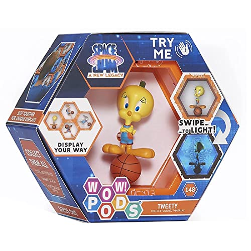 WOW! PODS Space Jam: A New Legacy - Tweety Pie | Beleuchtete Wackelfigur | Offizielles Warner Bros Sammlerstücke, Spielzeug und Geschenke für Jungen und Mädchen ab 5 Jahren von WOW! PODS