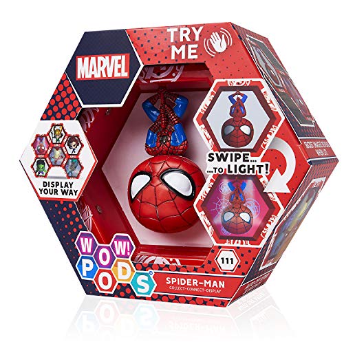 WOW! PODS Avengers Figuren - Spider Man | Avengers Fanartikel Offizielle Marvel Legends Superhelden Leuchtende Wackelfigur | Marvel Fanartikel Sammelspielzeug WOW! PODS Avengers Figuren - Spider Man | Avengers Fanartikel Offizielle Marvel Legends Superhelden Leuchtende Wackelfigur | Marvel Fanartikel Sammelspielzeug von WOW! PODS