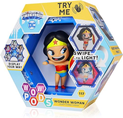 WOW! STUFF DC-1005-03 Wonder Woman DC Offizielle Comics Figur Leuchtende Wackelfigur Superhelden Sammelfigur WOW! STUFF DC-1005-03 Wonder Woman DC Offizielle Comics Figur Leuchtende Wackelfigur Superhelden Sammelfigur von WOW! PODS