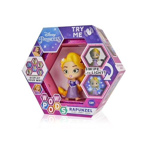 Wow! Pods Disney Figuren Rapunzel Neu Verföhnt | Offizielle Disney Prinzessinnen Rapunzel Disney Princess Leuchtende Wackelfigur zum Sammeln von WOW! PODS