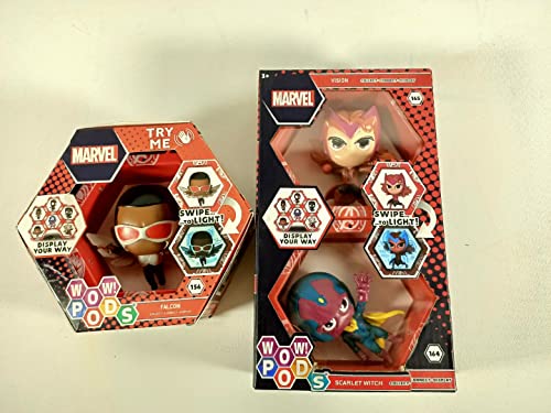 Wow! PODS Avengers Collection – Falcon | Superhelden-beleuchtete Wackelkopf-Figur | Offizielles Marvel-Sammelspielzeug & Geschenke Wow! PODS Avengers Collection – Falcon | Superhelden-beleuchtete Wackelkopf-Figur | Offizielles Marvel-Sammelspielzeug & Geschenke von WOW! PODS