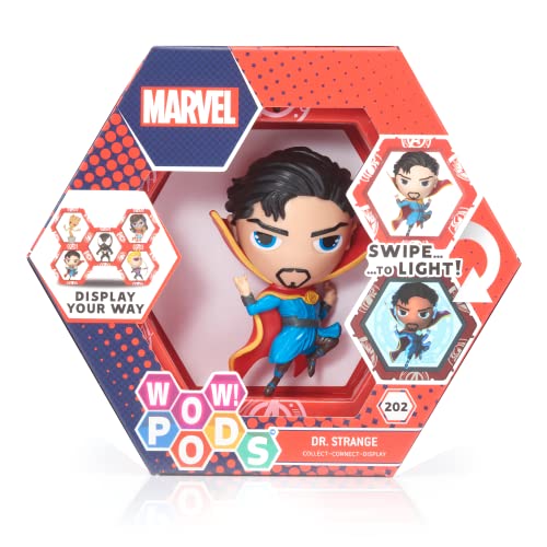 Wow! PODS Marvel Avengers Collection – Dr. Strange | Superhelden-beleuchtete Wackelkopf-Figur | Offizielles Marvel-Sammelspielzeug & Geschenke | Nummer 200 in Serie, blau Wow! PODS Marvel Avengers Collection – Dr. Strange | Superhelden-beleuchtete Wackelkopf-Figur | Offizielles Marvel-Sammelspielzeug & Geschenke | Nummer 200 in Serie, blau von WOW! PODS