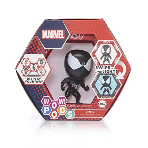 Wow! PODS Marvel Avengers Collection Venom Superhelden-Figur mit Wackelkopf, offizielle Marvel-Sammelspielzeuge und Geschenke, Nummer 523 cm, Schwarz von WOW! PODS